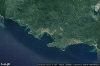 Vue aérienne de Leksula