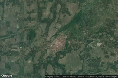 Vue aérienne de Kutoarjo