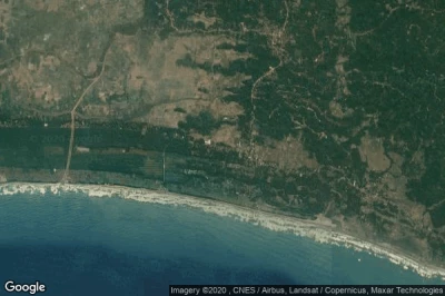 Vue aérienne de Kandang