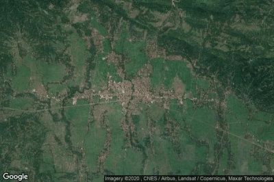 Vue aérienne de Gombong
