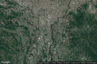 Vue aérienne de Gadang