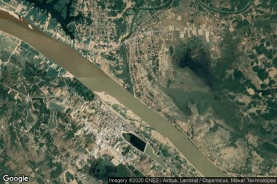 Vue aérienne de Muang Pakxan
