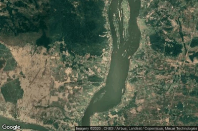 Vue aérienne de Khong