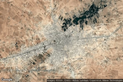 Vue aérienne de Manbij