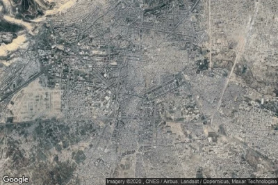 Vue aérienne de Muḩāfaz̧at Dimashq