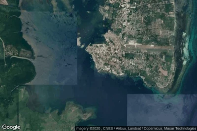 Vue aérienne de Puerto Princesa City