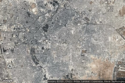 Vue aérienne de Aleppo