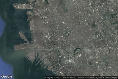 Vue aérienne de Manila