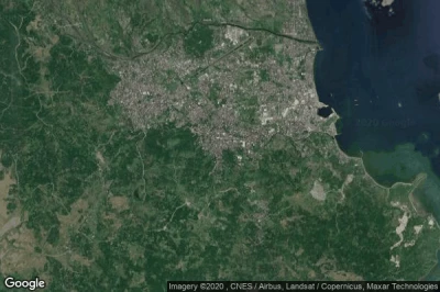 Vue aérienne de Legaspi