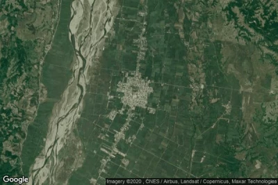 Vue aérienne de Laya