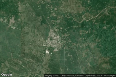 Vue aérienne de Compostela