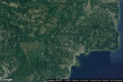 Vue aérienne de Canjulao