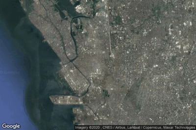 Vue aérienne de Caloocan City