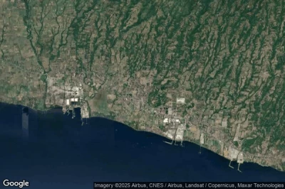 Vue aérienne de Calaca