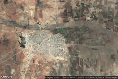 Vue aérienne de Ayn al Arab