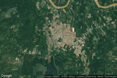 Vue aérienne de Jerantut