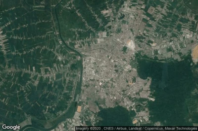 Vue aérienne de Batu Pahat
