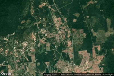 Vue aérienne de Bedong