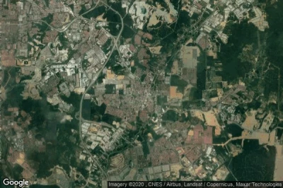 Vue aérienne de Semenyih