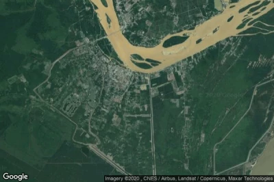 Vue aérienne de Pekan