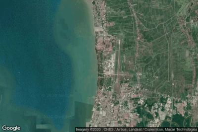 Vue aérienne de Permatang Kuching