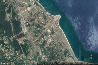 Vue aérienne de Kampung Telaga Batin