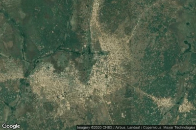 Vue aérienne de Kawambwa