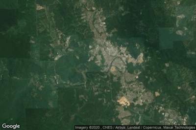Vue aérienne de Bentong Town