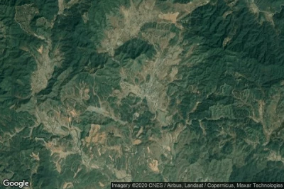 Vue aérienne de Zhongzhai