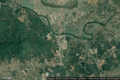 Vue aérienne de Zhongbu