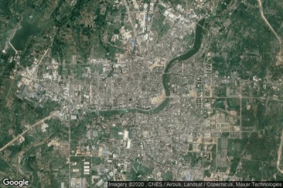 Vue aérienne de Zaoyang