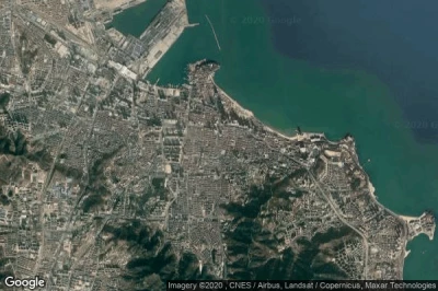 Vue aérienne de Yantai