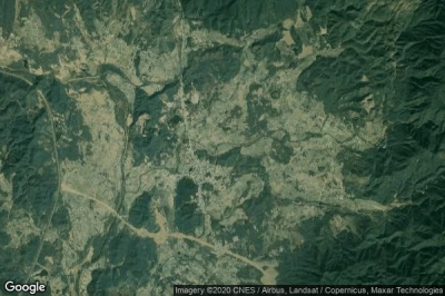 Vue aérienne de Xinjiang