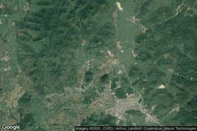 Vue aérienne de Xincheng Chengguanzhen