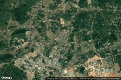 Vue aérienne de Sanyang