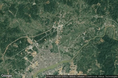 Vue aérienne de Rongzhou