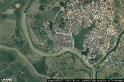 Vue aérienne de Poyang