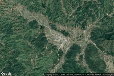 Vue aérienne de Pengzhai