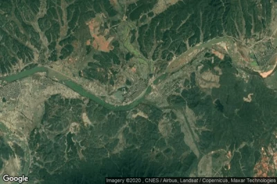 Vue aérienne de Mingkou