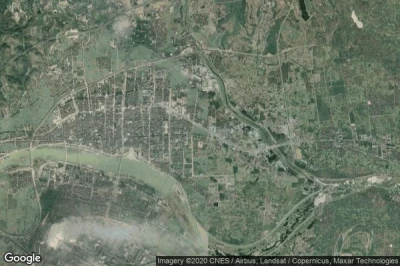Vue aérienne de Mianyang