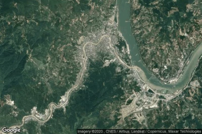 Vue aérienne de Meicheng