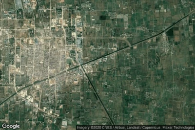 Vue aérienne de Lixin Chengguanzhen