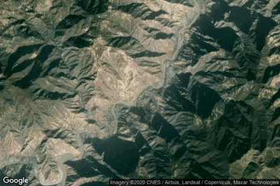 Vue aérienne de Linjiang