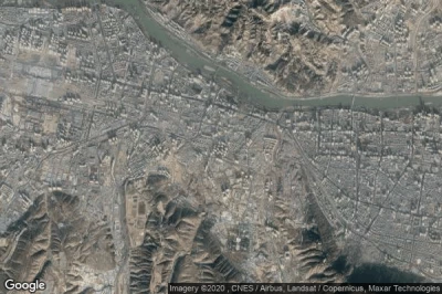 Vue aérienne de Lanzhou