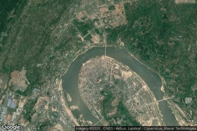 Vue aérienne de Jiangjin
