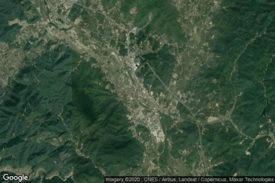 Vue aérienne de Huanghu