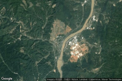 Vue aérienne de Gongchuan