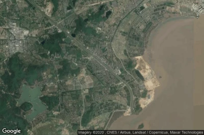 Vue aérienne de Ganpu