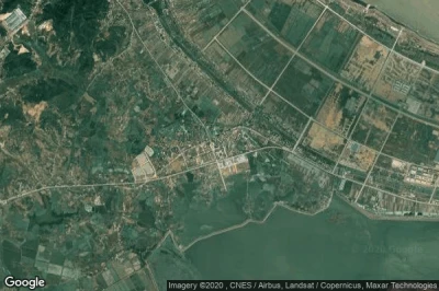 Vue aérienne de Gangkoujie