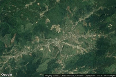 Vue aérienne de Chengjiang